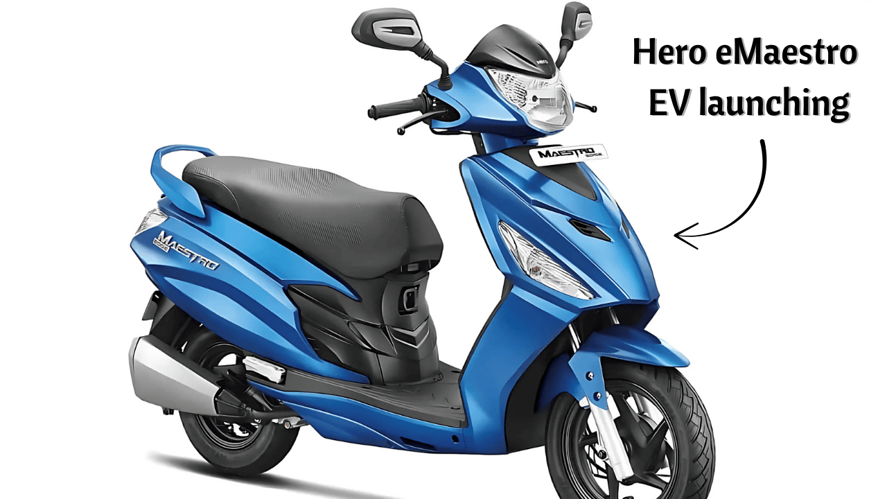 Hero eMaestro electric scooter launching with 89 km range and smart tech